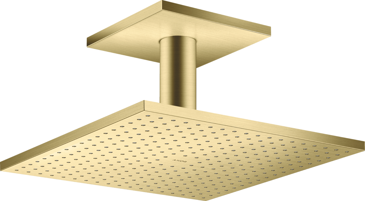 HANSGROHE AXOR ShowerSolutions Kopfbrause 300/300 2jet mit Deckenanschluss #35320950 - Brushed Brass