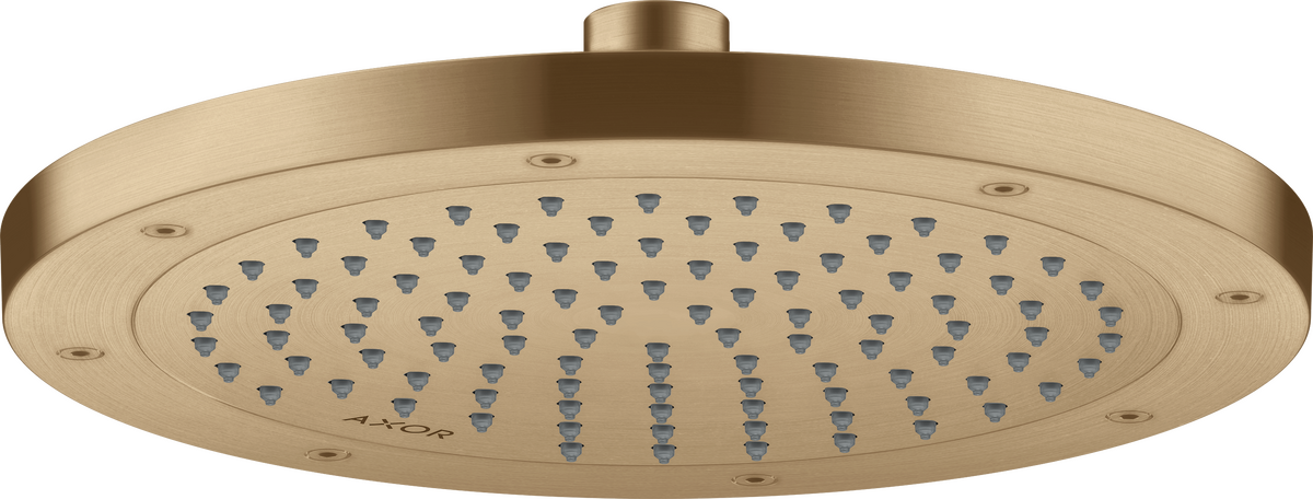 HANSGROHE AXOR ShowerSolutions Kopfbrause 245 1jet EcoSmart #35381140 - Brushed Bronze