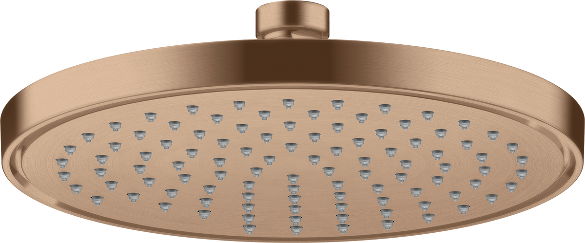 HANSGROHE AXOR ShowerSolutions Kopfbrause 220 1jet #35382310 - Brushed Red Gold