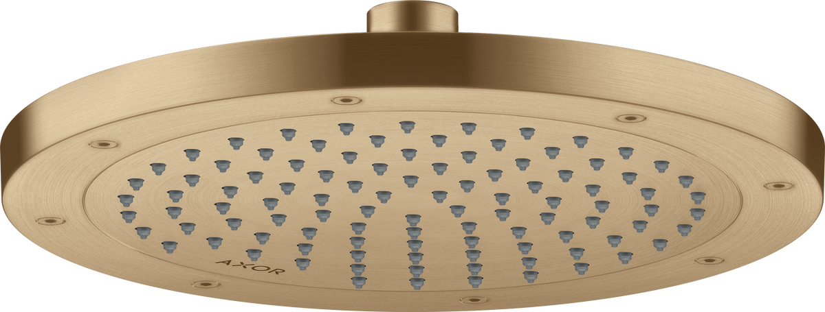 HANSGROHE AXOR ShowerSolutions Kopfbrause 245 1jet EcoSmart+ #35389140 - Brushed Bronze