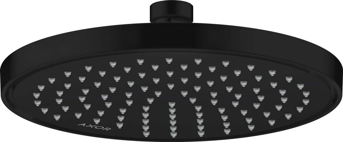 HANSGROHE AXOR ShowerSolutions Kopfbrause 220 1jet EcoSmart #35383670 - Mattschwarz
