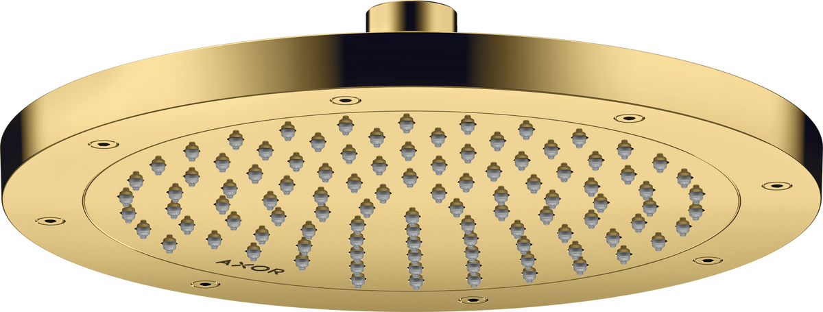 HANSGROHE AXOR ShowerSolutions Kopfbrause 245 1jet EcoSmart+ #35389990 - Polished Gold Optic