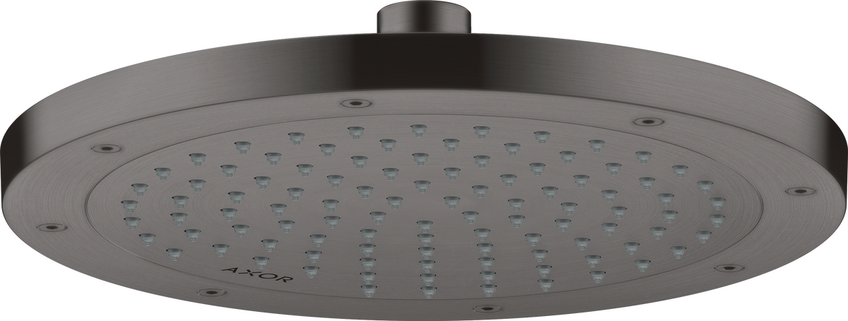 HANSGROHE AXOR ShowerSolutions Kopfbrause 245 1jet EcoSmart+ #35389340 - Brushed Black Chrome