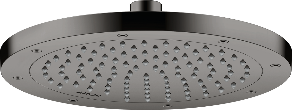 HANSGROHE AXOR ShowerSolutions Kopfbrause 245 1jet EcoSmart+ #35389330 - Polished Black Chrome