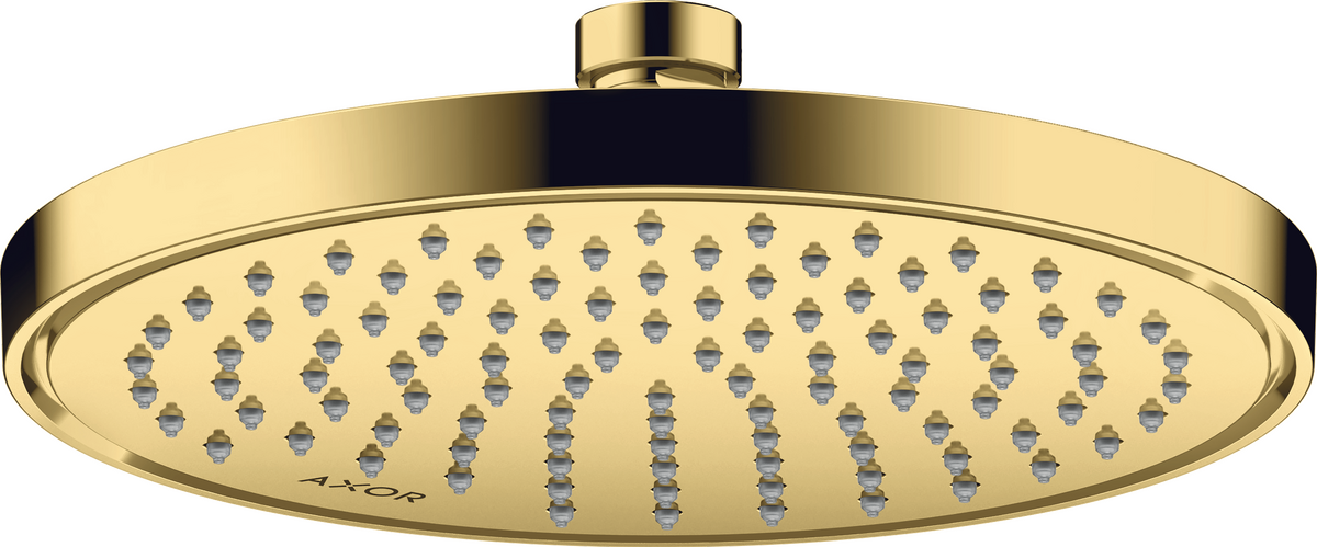HANSGROHE AXOR ShowerSolutions Kopfbrause 220 1jet EcoSmart+ #35388990 - Polished Gold Optic