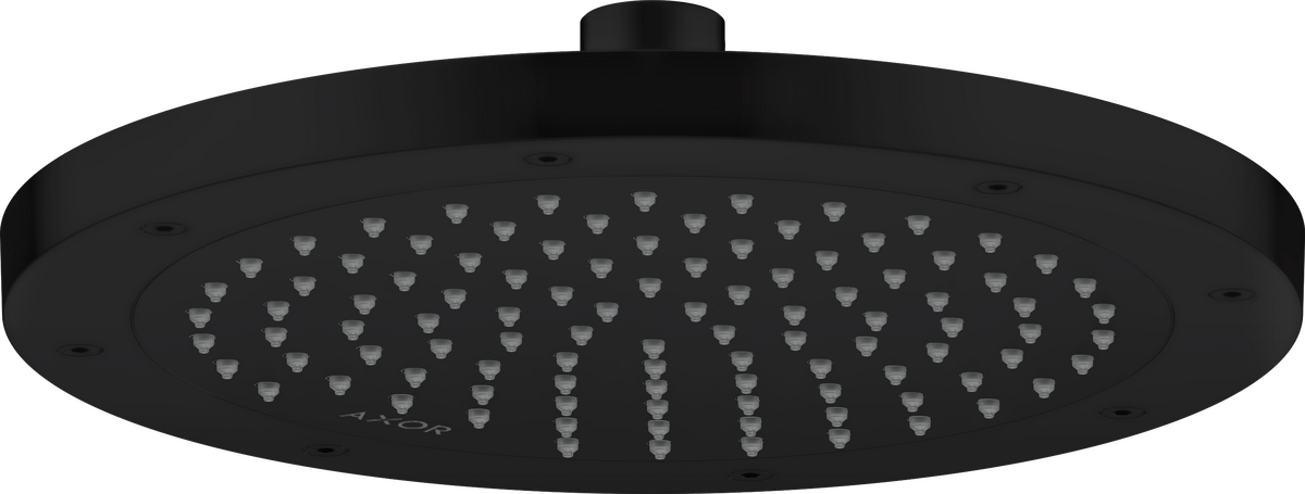 HANSGROHE AXOR ShowerSolutions Kopfbrause 245 1jet EcoSmart+ #35389670 - Mattschwarz