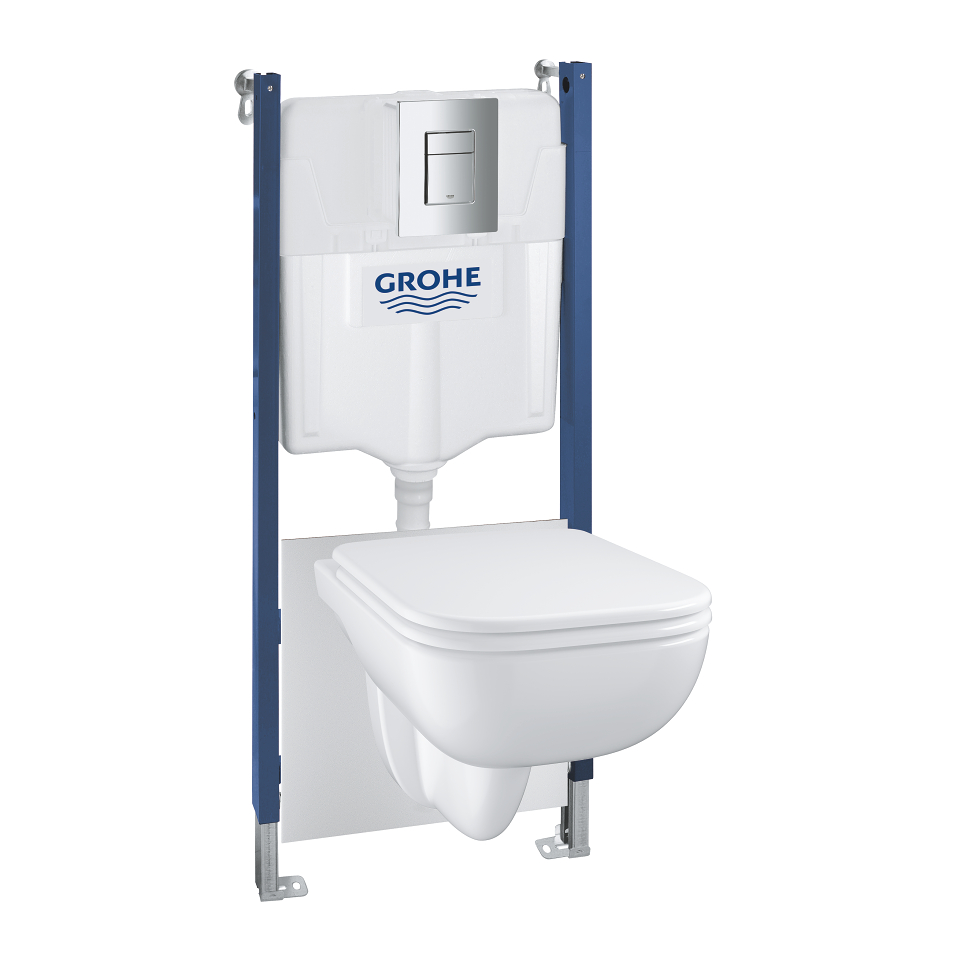 GROHE Solido Compact 5-in-1 Set für WC, 1,13 m Bauhöhe #39816000 - alpinweiß