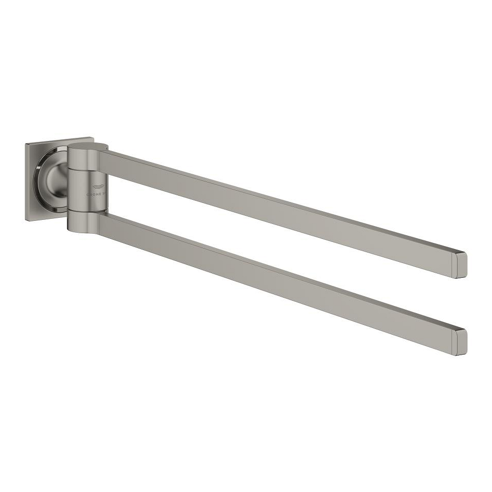 GROHE Allure Doppel-Handtuchhalter #40342MS1 - satin steel