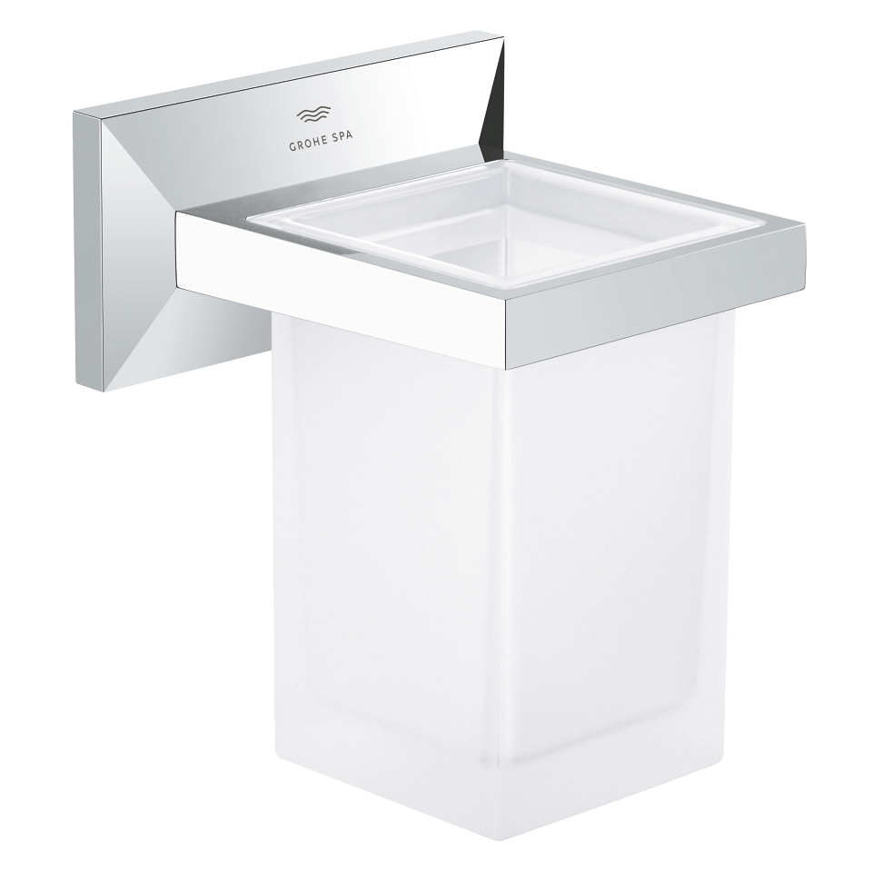 GROHE Allure Brilliant Halter mit Mundspülglas #40893000 - chrom
