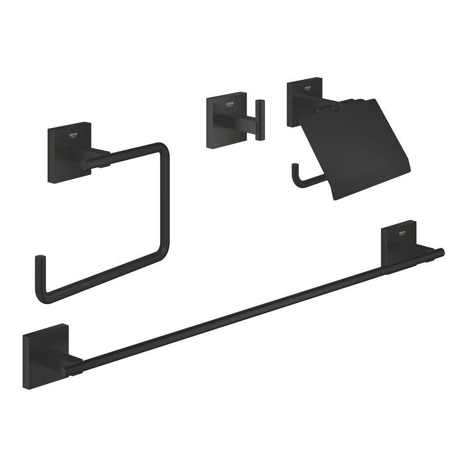 GROHE Start Cube Bad-Set 4 in 1 #411152430 - matt black