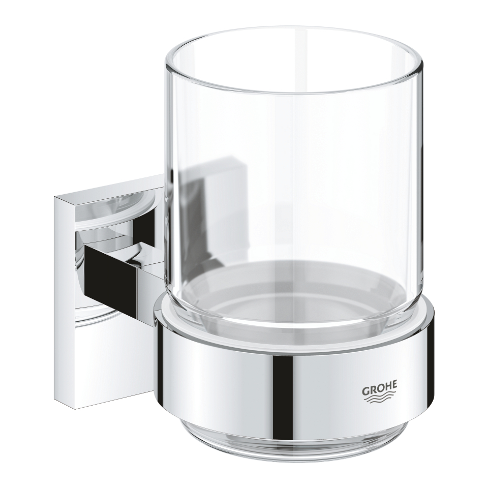 GROHE Start Cube Glas mit Halter #41097000 - chrom