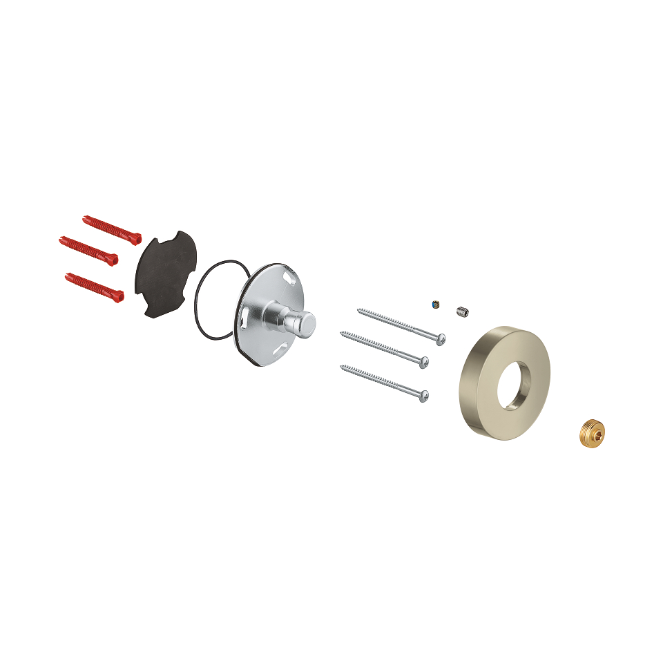 GROHE Brausestangenhalter #48279EN0 - nickel gebürstet