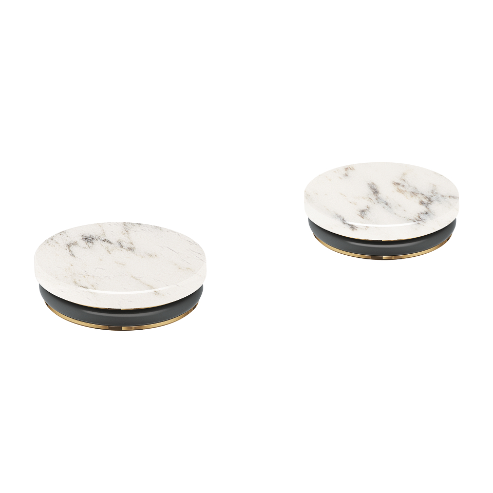 GROHE Atrio Private Collection Einlagen aus White Attica Caesarstone Material #48456000