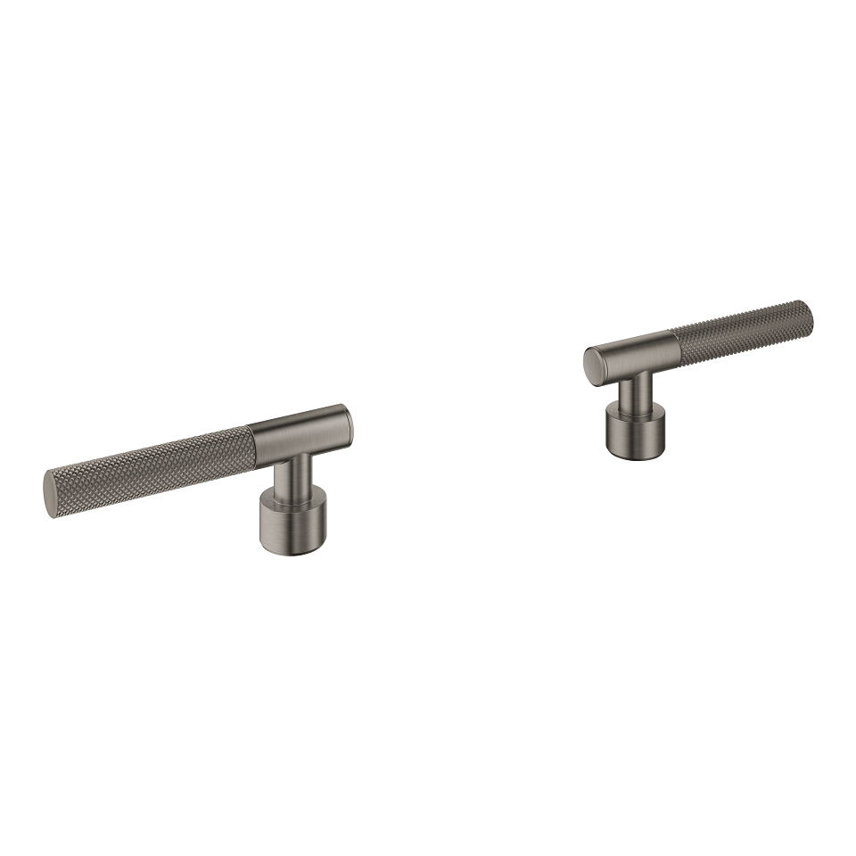 GROHE Atrio Private Collection Hebelgriffe mit Rändelstruktur #48646AL0 - hard graphite gebürstet