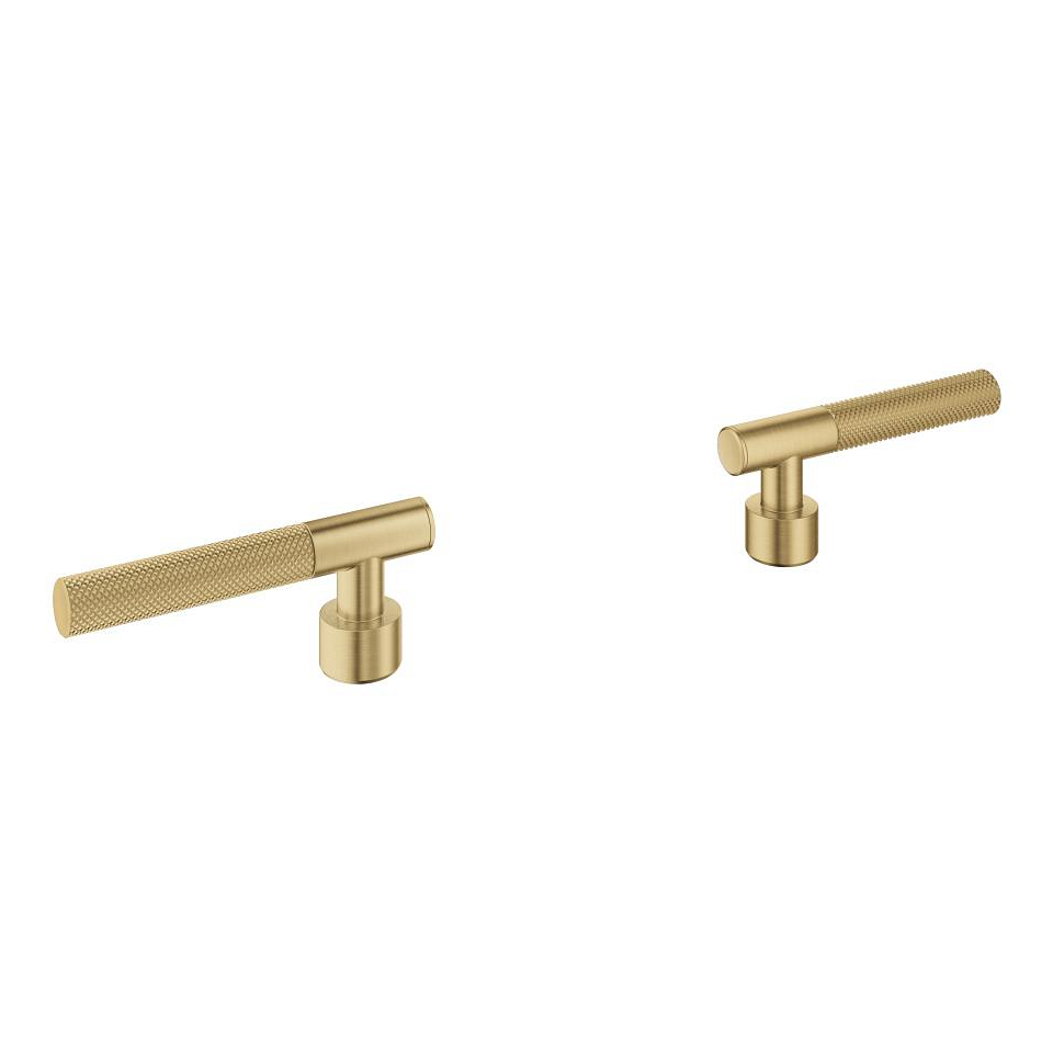 GROHE Atrio Private Collection Hebelgriffe mit Rändelstruktur #48646GN0 - cool sunrise gebürstet