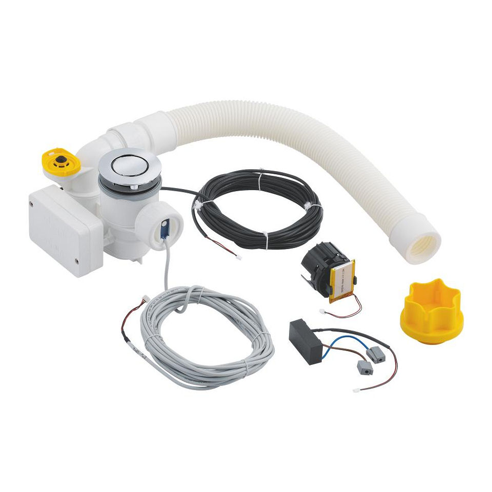 GROHE Essence elektronisch gesteuerte Ab- und Überlaufgarnitur für freistehende Badewannen #49113000 - chrom