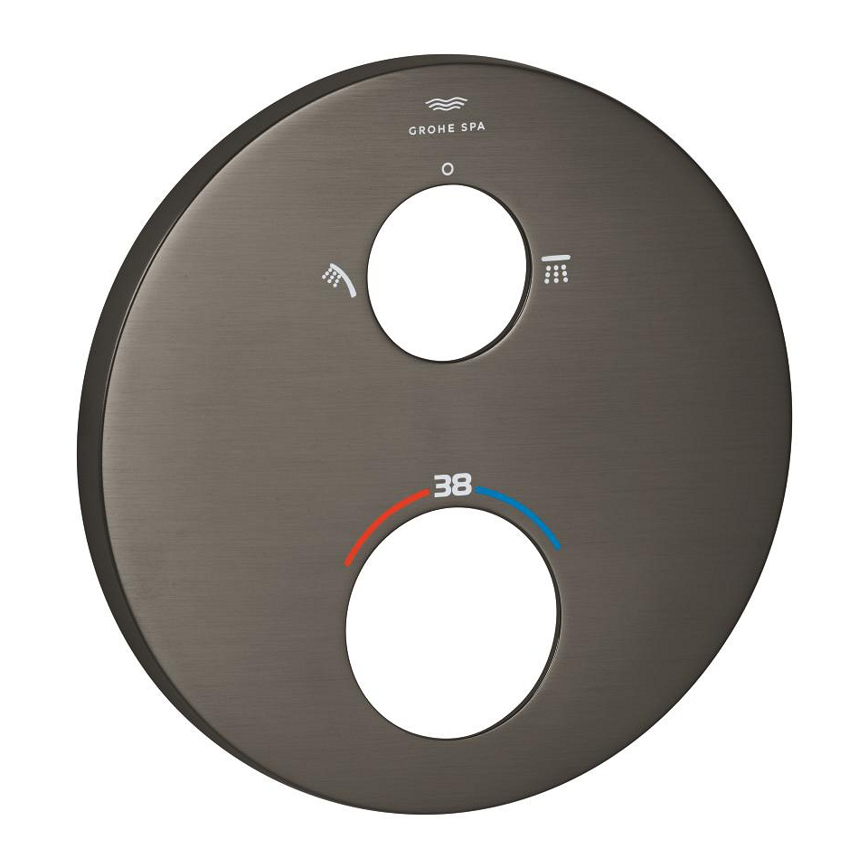 GROHE Rosette #49246AL0 - hard graphite gebürstet