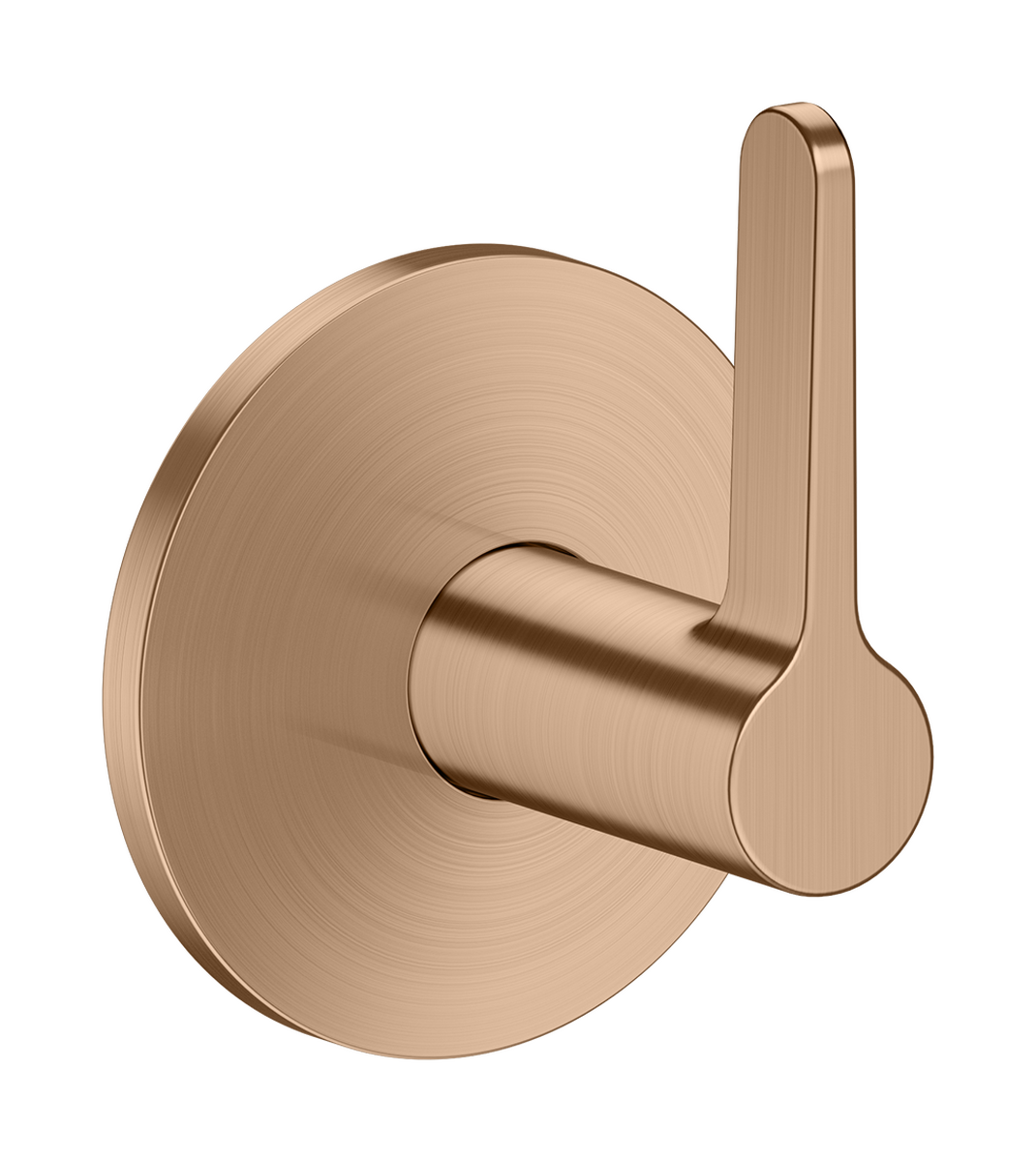 HANSGROHE AXOR One Absperrventil Unterputz mit Hebelgriff #48772310 - Brushed Red Gold