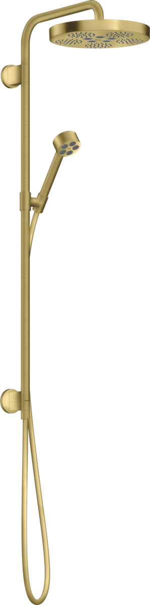HANSGROHE AXOR One Showerpipe 280 1jet Unterputz #48790950 - Brushed Brass