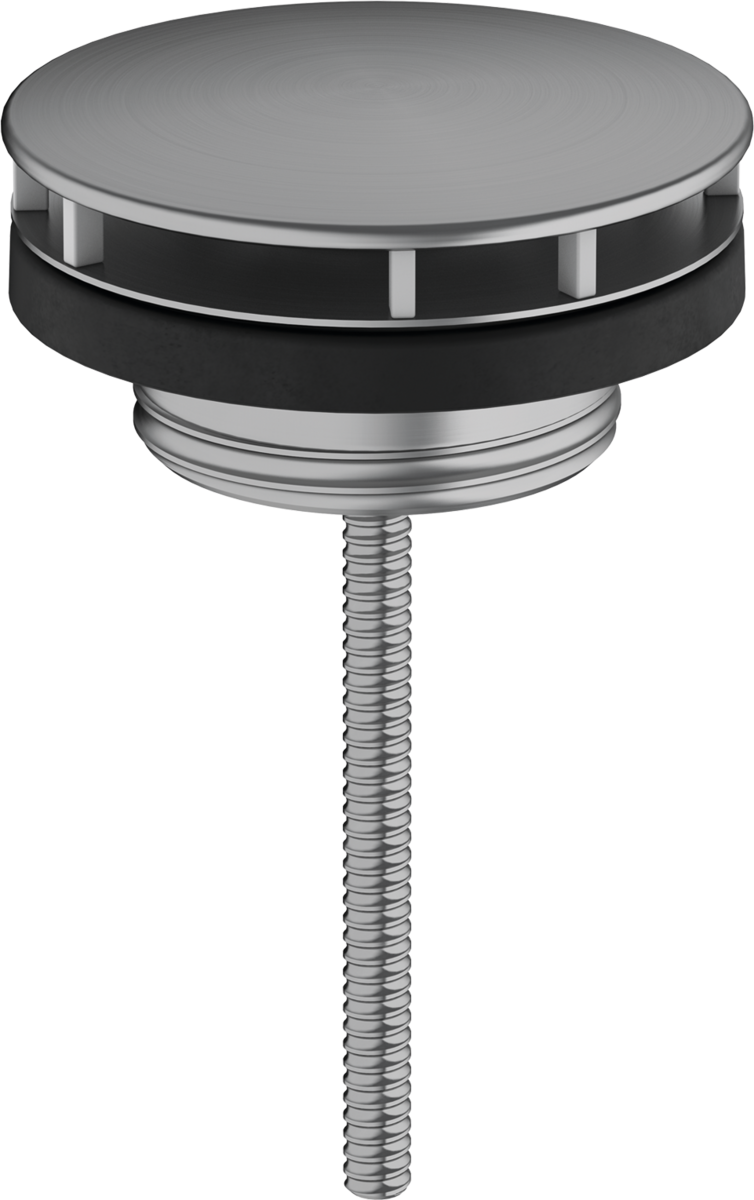 HANSGROHE Ablaufgarnitur nicht verschließbar für Waschbecken #50001340 - Brushed Black Chrome