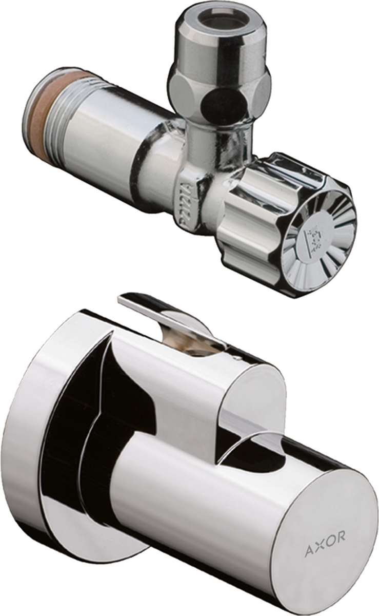 HANSGROHE Eckventil mit Schuber Abgang G 3/8 #51307950 - Brushed Brass