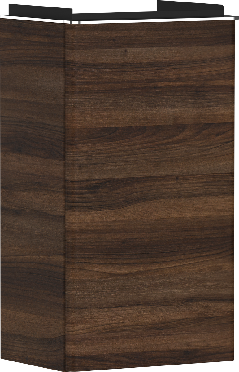 HANSGROHE Xelu Q Waschtischunterschrank Nussbaum Dunkel 340/245 für Handwaschbecken, Türanschlag links #54014000 - Nussbaum Dunkel