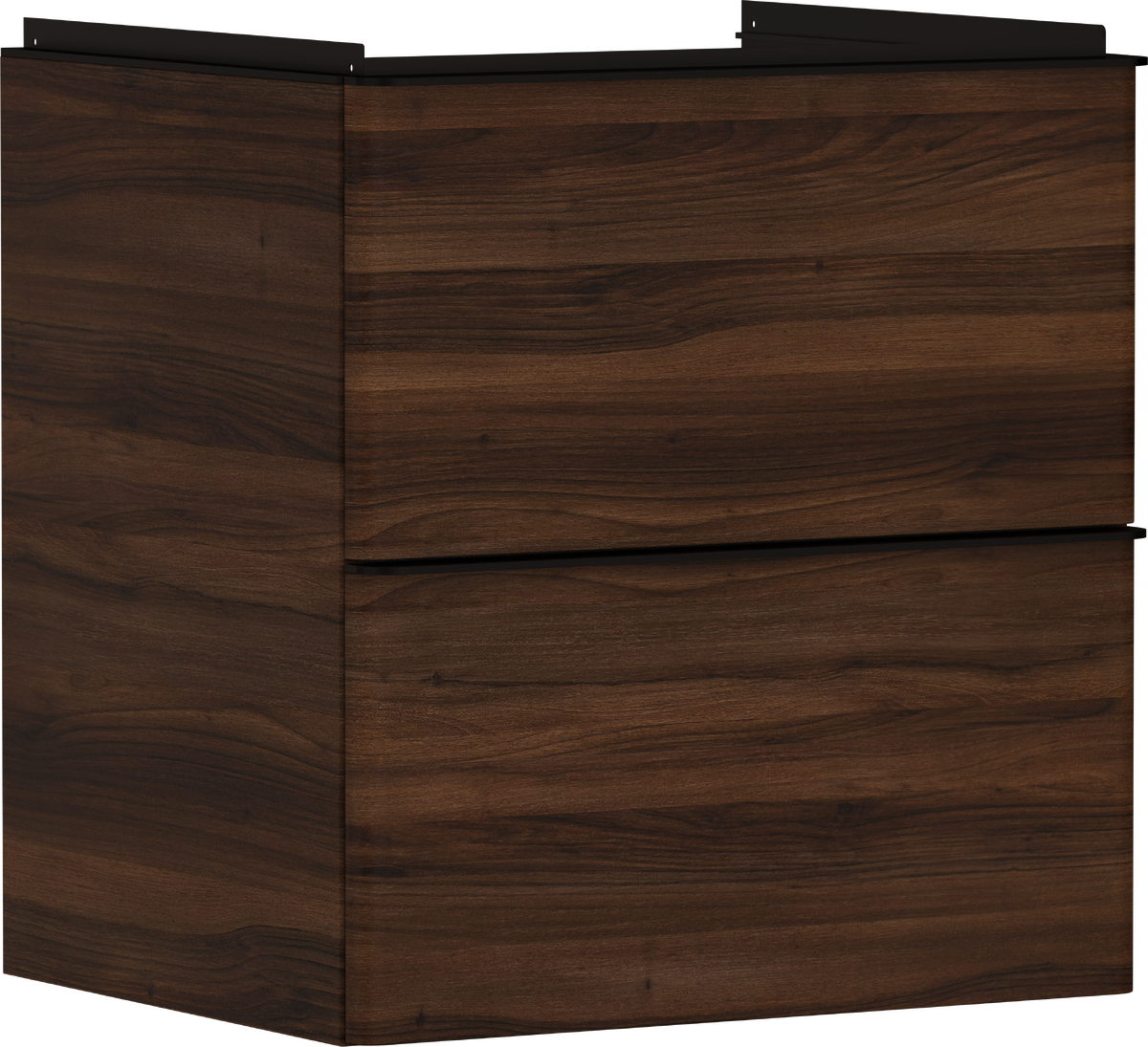 HANSGROHE Xelu Q Waschtischunterschrank Nussbaum Dunkel 580/475 mit 2 Schubkästen für Waschtisch #54026670 - Nussbaum Dunkel