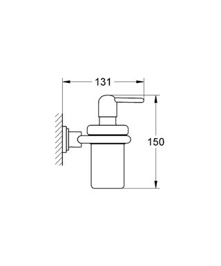 GROHE Atrio Seifenspender #40306000 - chrom