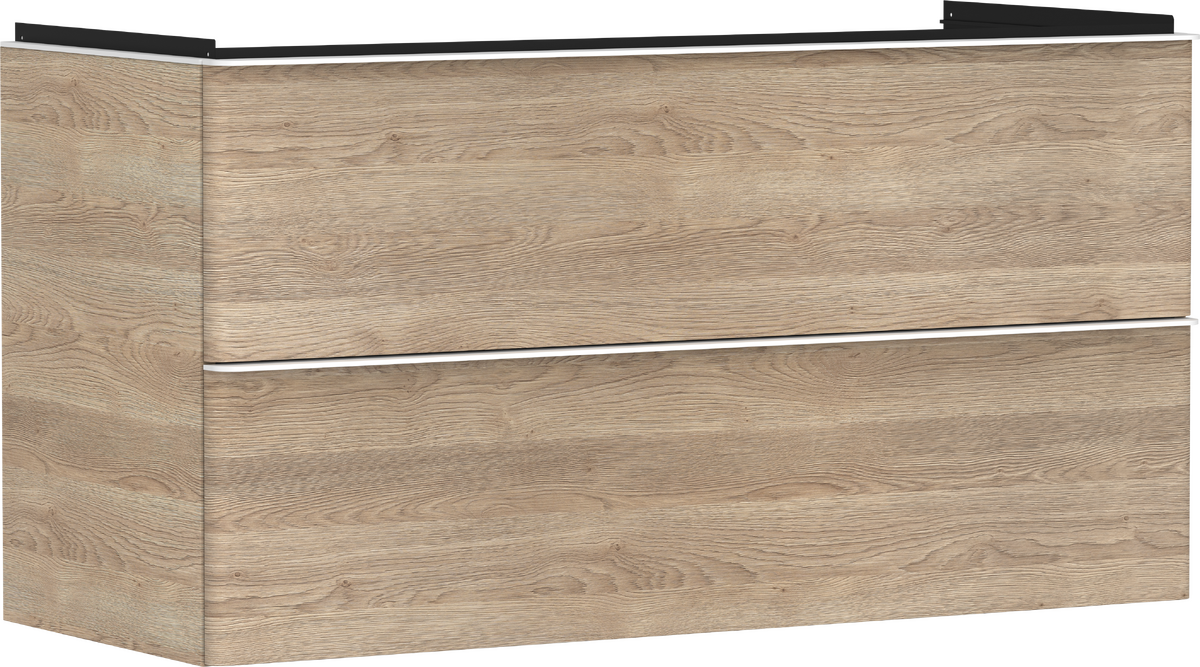 HANSGROHE Xelu Q Waschtischunterschrank Eiche Natur 1180/475 mit 2 Schubkästen für Waschtisch #54037700 - Eiche Natur