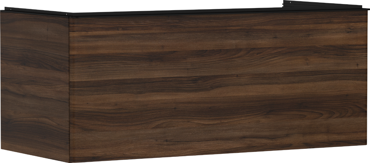 HANSGROHE Xelu Q Waschtischunterschrank Nussbaum Dunkel 1180/550 mit 1 Schubkasten für Konsole mit Ausschnitt mittig #54065670 - Nussbaum Dunkel