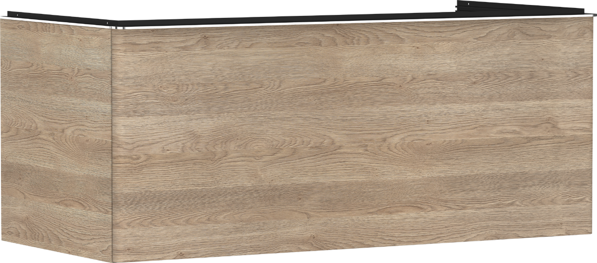 HANSGROHE Xelu Q Waschtischunterschrank Eiche Natur 1180/550 mit 1 Schubkasten für Konsole mit Ausschnitt mittig #54064000 - Eiche Natur