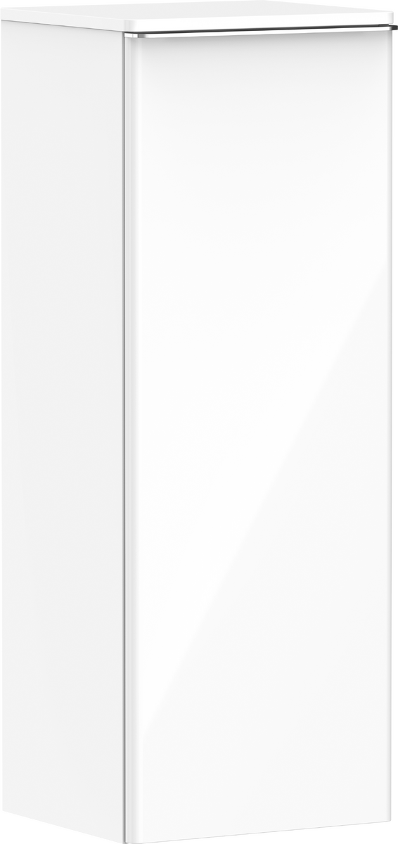 HANSGROHE Xelu Q Halbhochschrank Weiß Hochglanz 400/350, Türanschlag links #54127000 - Weiß Hochglanz