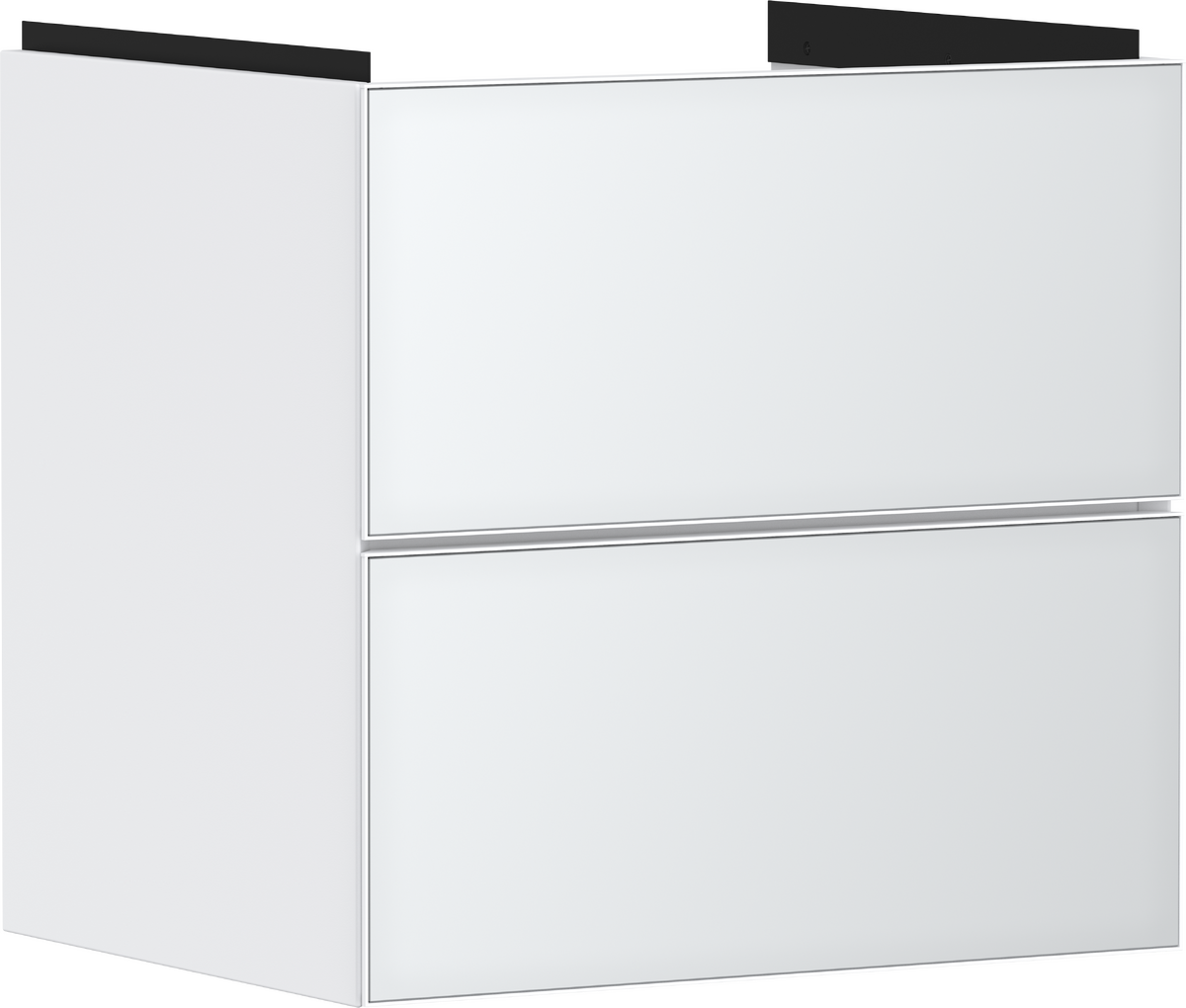 HANSGROHE Xevolos E Waschtischunterschrank Mattweiß 580/475 mit 2 Schubkästen für Waschtisch #54175320 - Mattweiß