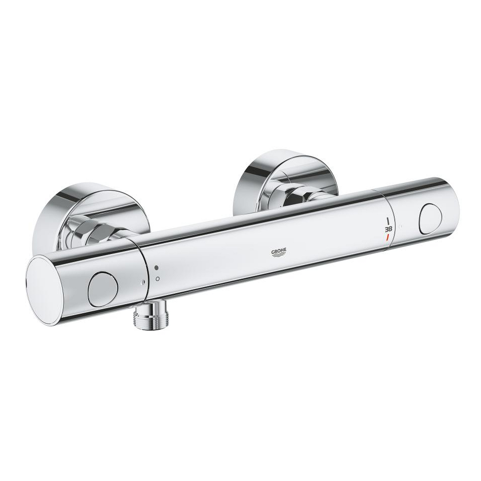 GROHE Grohtherm 1000 Cosmopolitan Thermostat-Brausebatterie, 1/2″ #34065002 - chrom