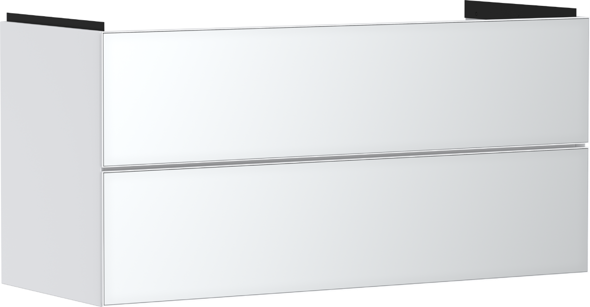 HANSGROHE Xevolos E Waschtischunterschrank Mattweiß 1180/475 mit 2 Schubkästen für Waschtisch #54184320 - Mattweiß