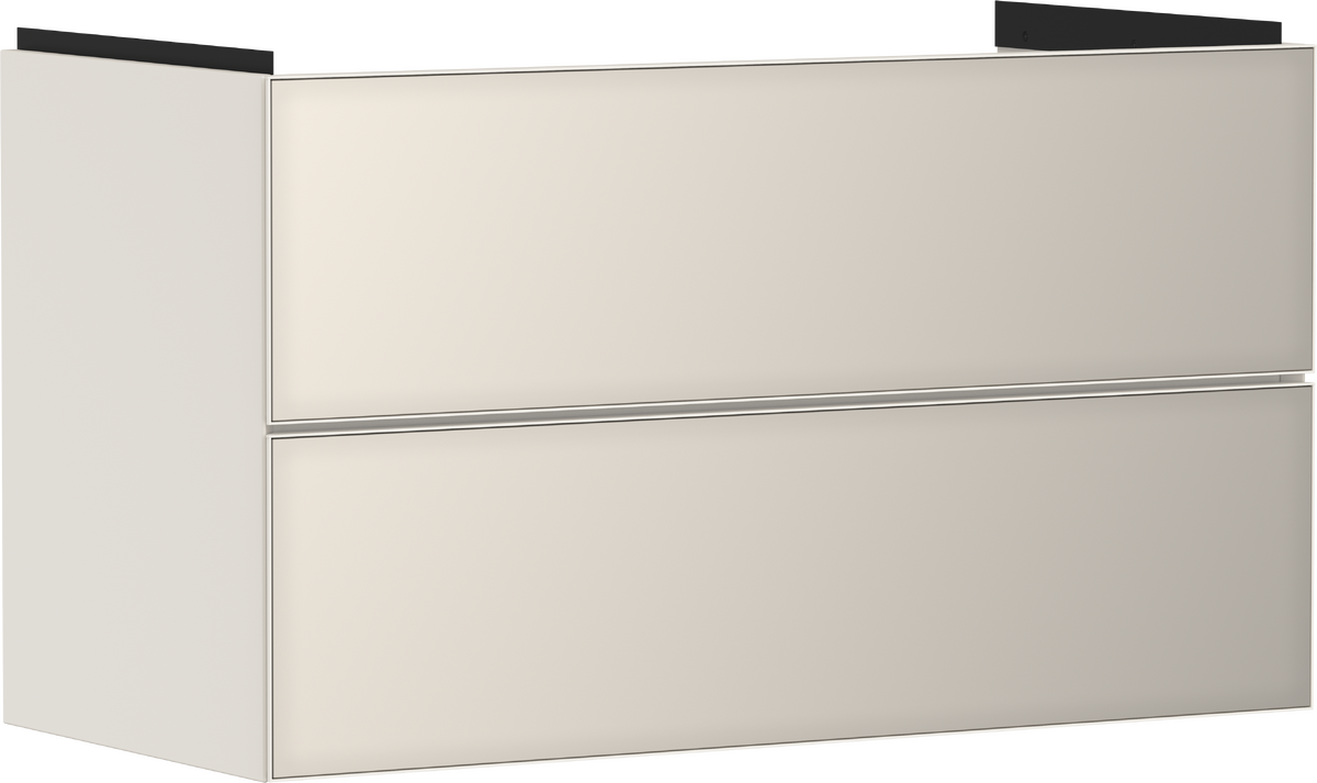 HANSGROHE Xevolos E Waschtischunterschrank Sandbeige Matt 980/475 mit 2 Schubkästen für Waschtisch #54182790 - Sandbeige Matt