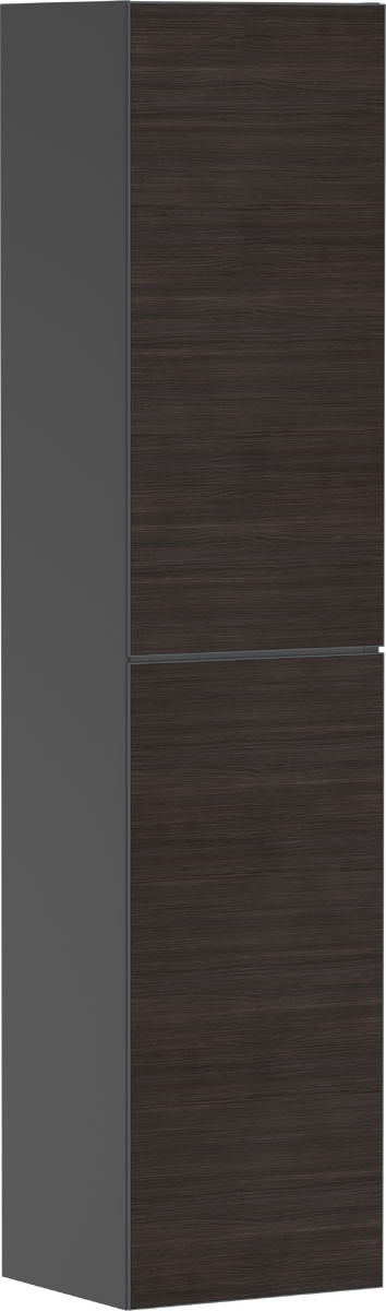 HANSGROHE Xevolos E Hochschrank Schiefergrau Matt 400/360, Türanschlag rechts #54223730 - Schiefergrau Matt