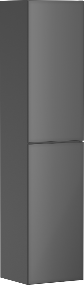 HANSGROHE Xevolos E Hochschrank Schiefergrau Matt 400/360, Türanschlag links #54220770 - Schiefergrau Matt