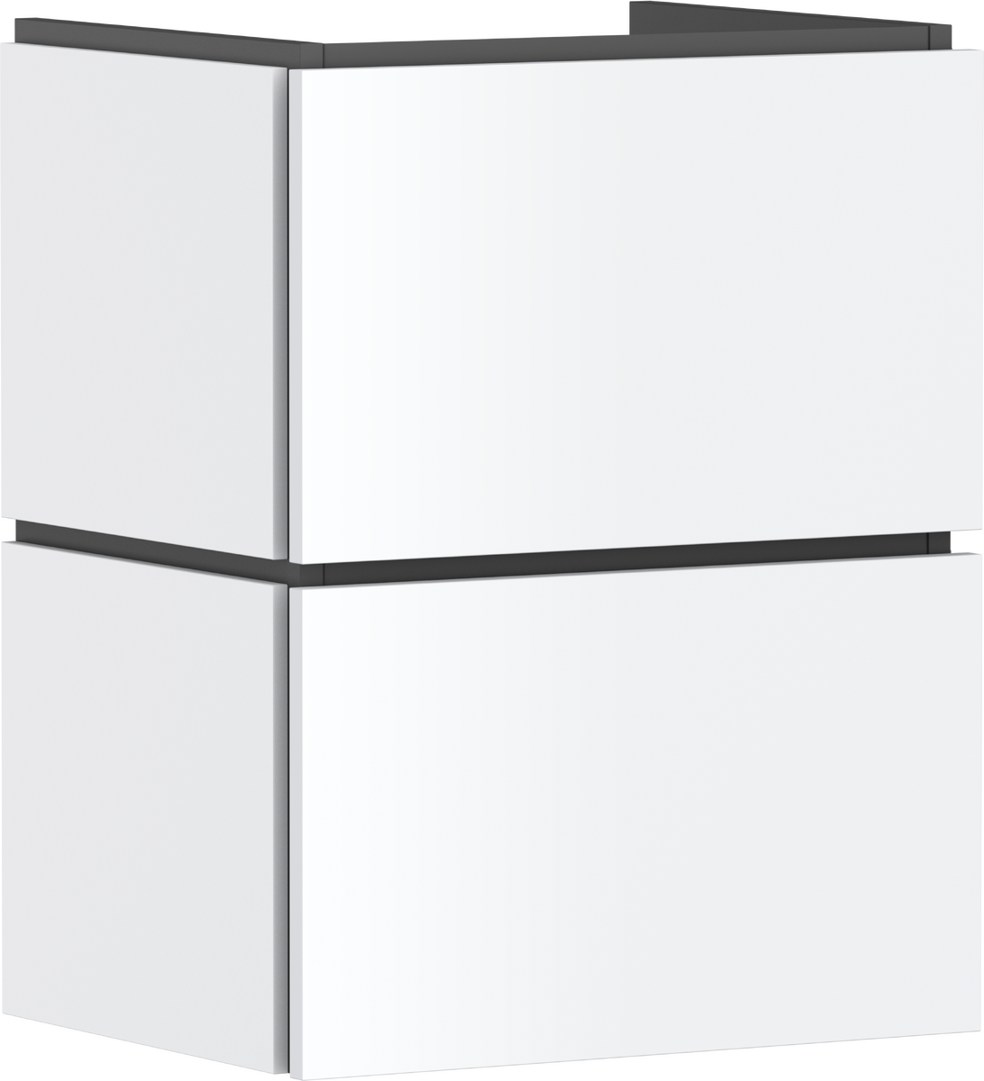 HANSGROHE Xilesa E Waschtischunterschrank 480/380 mit 2 Schubkästen für Handwaschbecken #54248700 - Mattweiß