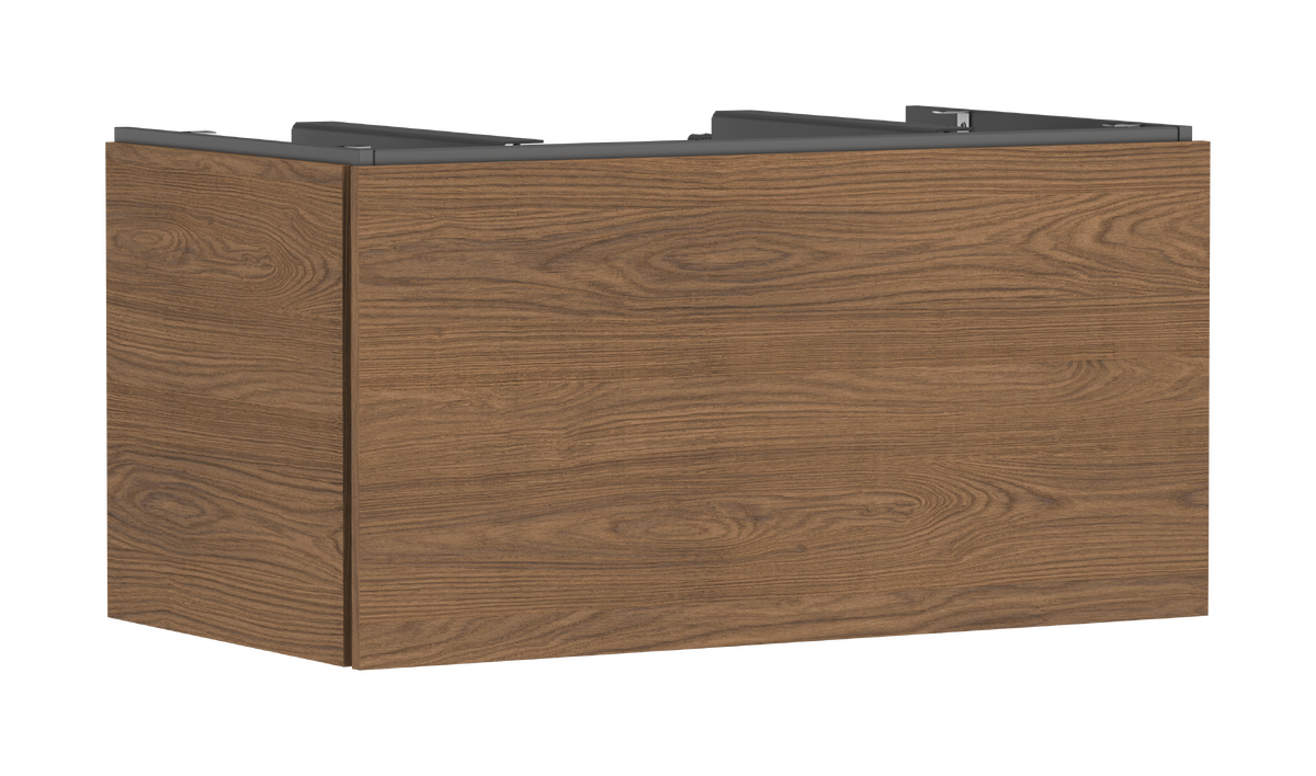 HANSGROHE Xilesa E Waschtischunterschrank 980/550 mit 1 Schubkasten für Konsole mit Ausschnitt mittig #54266550 - Eiche Kaschmir