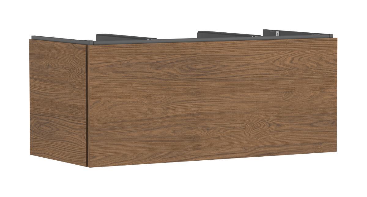 HANSGROHE Xilesa E Waschtischunterschrank 1180/550 mit 1 Schubkasten für Konsole mit Ausschnitt mittig #54267550 - Eiche Kaschmir