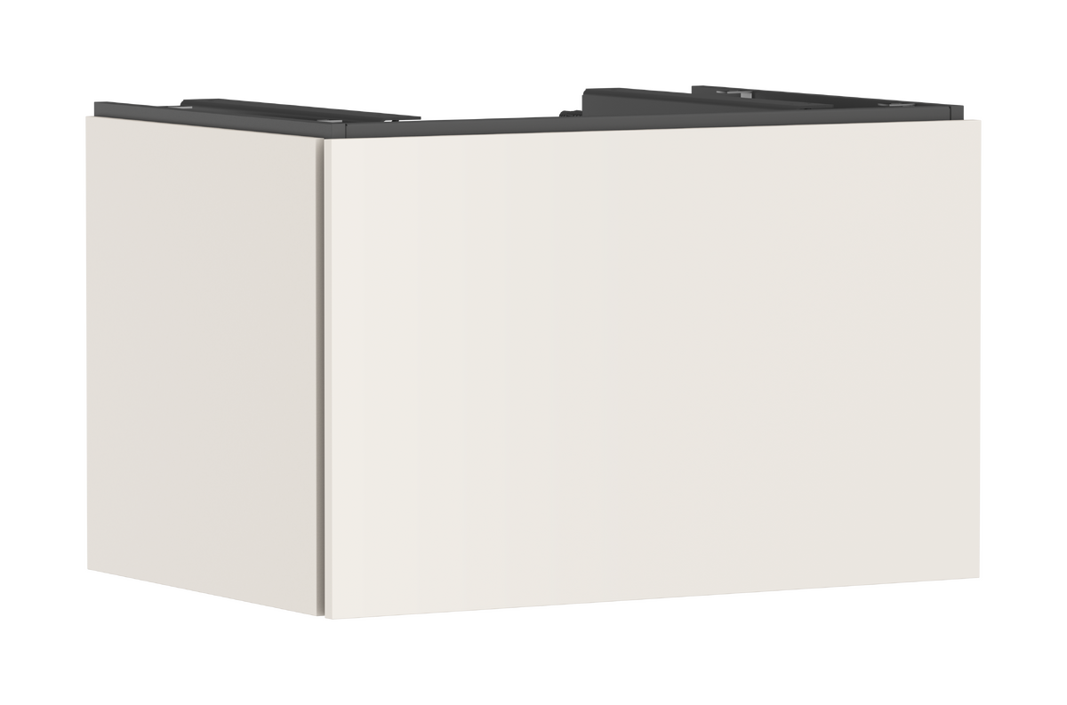 HANSGROHE Xilesa E Waschtischunterschrank 780/550 mit 1 Schubkasten für Konsole mit Ausschnitt mittig #54265780 - Sandbeige Matt