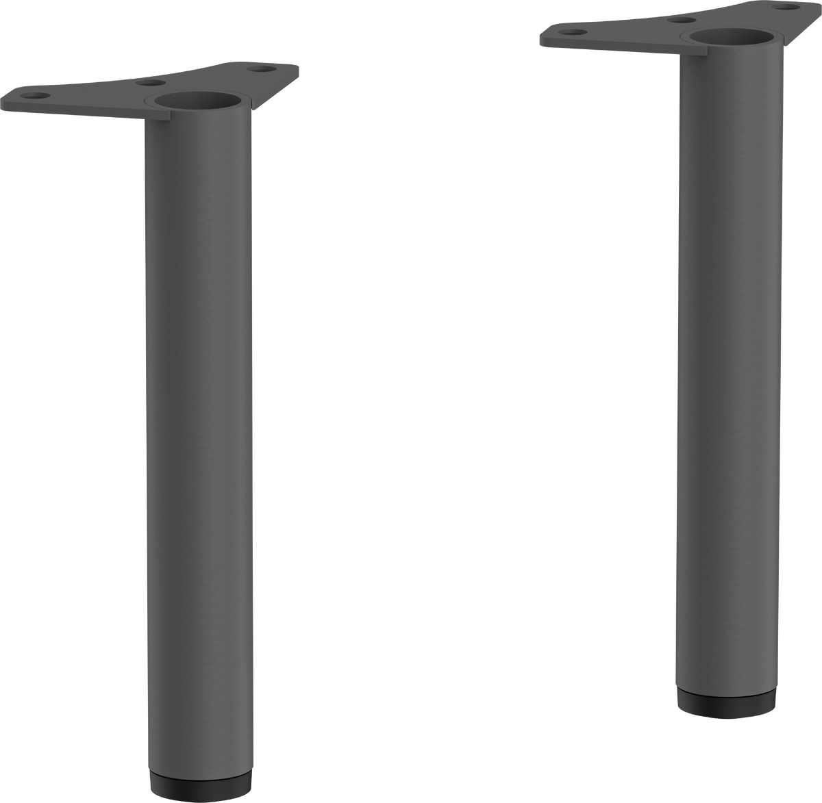 HANSGROHE Xilesa E Möbelfüße 145/20, 2 Stück #54289760 - Schiefergrau Matt