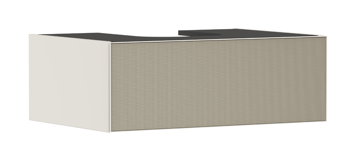 HANSGROHE Xevolos E Waschtischunterschrank Sandbeige Matt 780/550 mit 1 Schubkasten für Konsole mit Ausschnitt mittig #54311390 - Sandbeige Matt