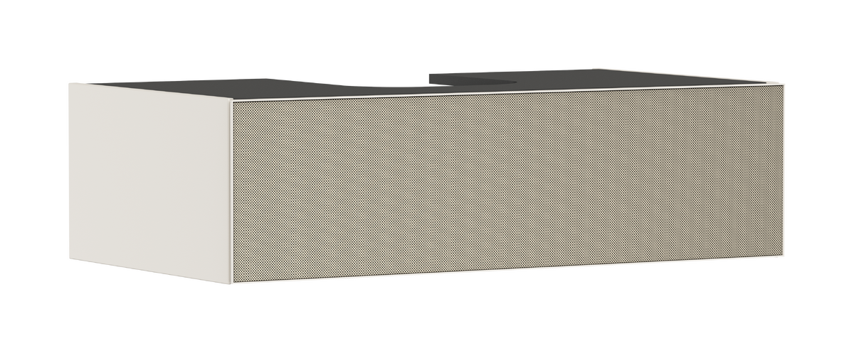 HANSGROHE Xevolos E Waschtischunterschrank Sandbeige Matt 980/550 mit 1 Schubkasten für Konsole mit Ausschnitt mittig #54314390 - Sandbeige Matt