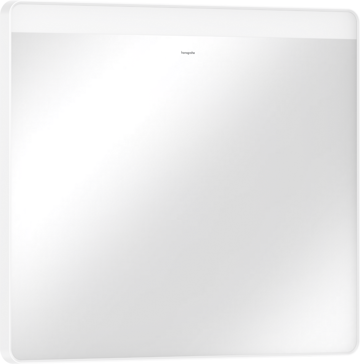 HANSGROHE Xarita Lite Q Spiegel mit horizontaler LED-Beleuchtung 800/30 für Wandschalter #54958700 - Mattweiß