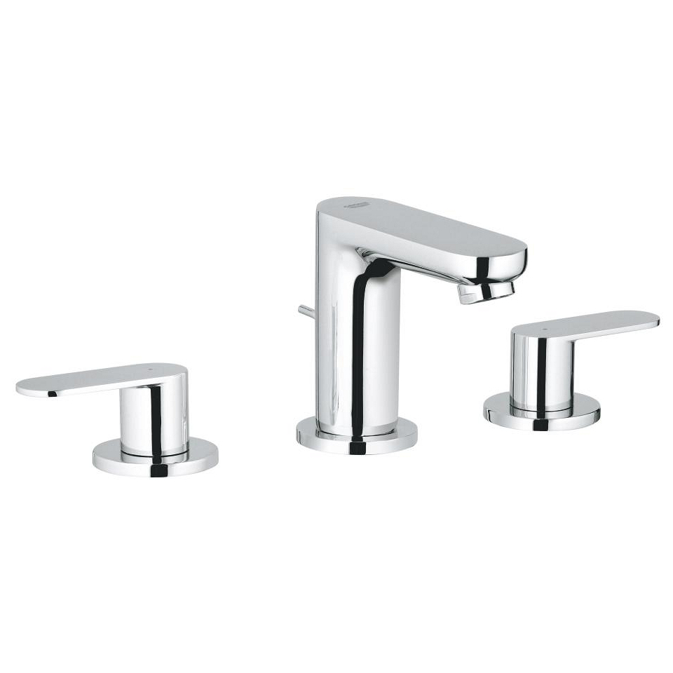 GROHE Eurosmart Cosmopolitan 3-Loch-Waschtischbatterie, 1/2″ #20187000 - chrom