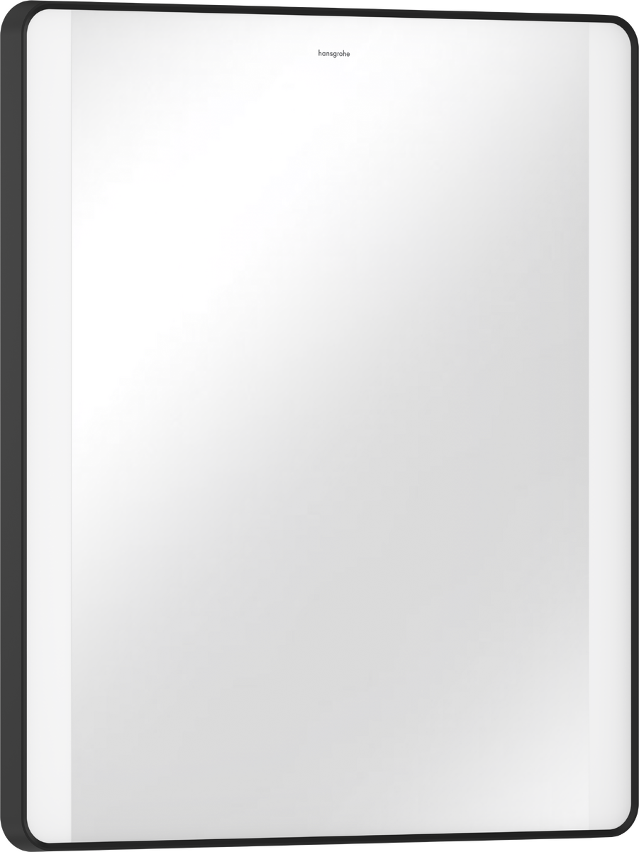HANSGROHE Xarita Lite Q Spiegel mit seitlicher LED-Beleuchtung 600/30 für Wandschalter #54962670 - Mattschwarz
