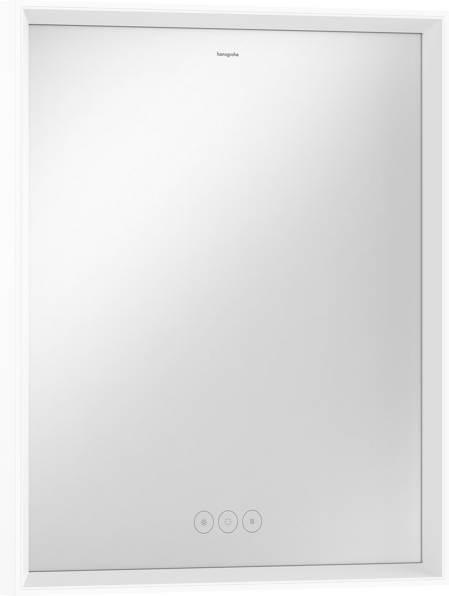 HANSGROHE Xarita E Spiegel mit LED-Beleuchtung 600/50 kapazitiver Berührungssensor #54988700 - Mattweiß