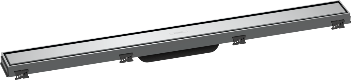 HANSGROHE RainDrain Match Fertigset Duschrinne 800 mit höhenverstellbarem Rahmen #56038000 - Chrom